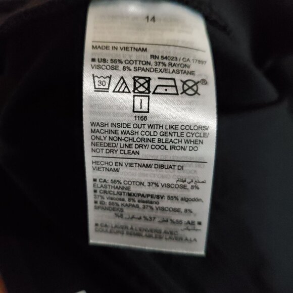 Old Navy Pants Womens 14 Black High-Rise Pixie Flare Full-Length *NWT* - Picture 6 of 12